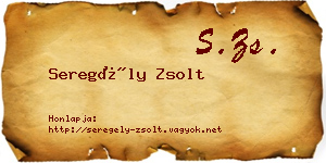 Seregély Zsolt névjegykártya